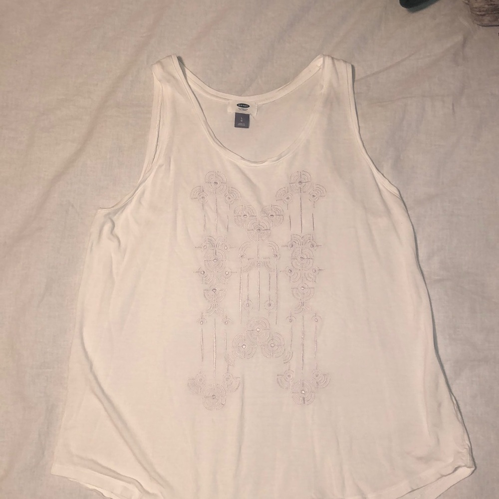 White tank top